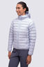 Macpac Women's Uber Light Hooded Down Jacket ♺, Xenon Blue, hi-res