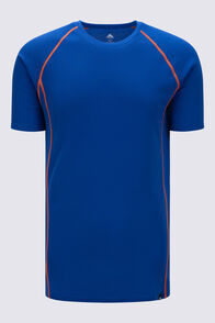 Macpac Men's Geothermal Short Sleeve Top, Surf The Web, hi-res