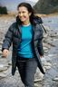 Macpac Women's 220 Merino Long Sleeve Top, Ocean Depths, hi-res