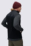 Macpac Men's Havelock Windproof Fleece Vest, Black/Black, hi-res