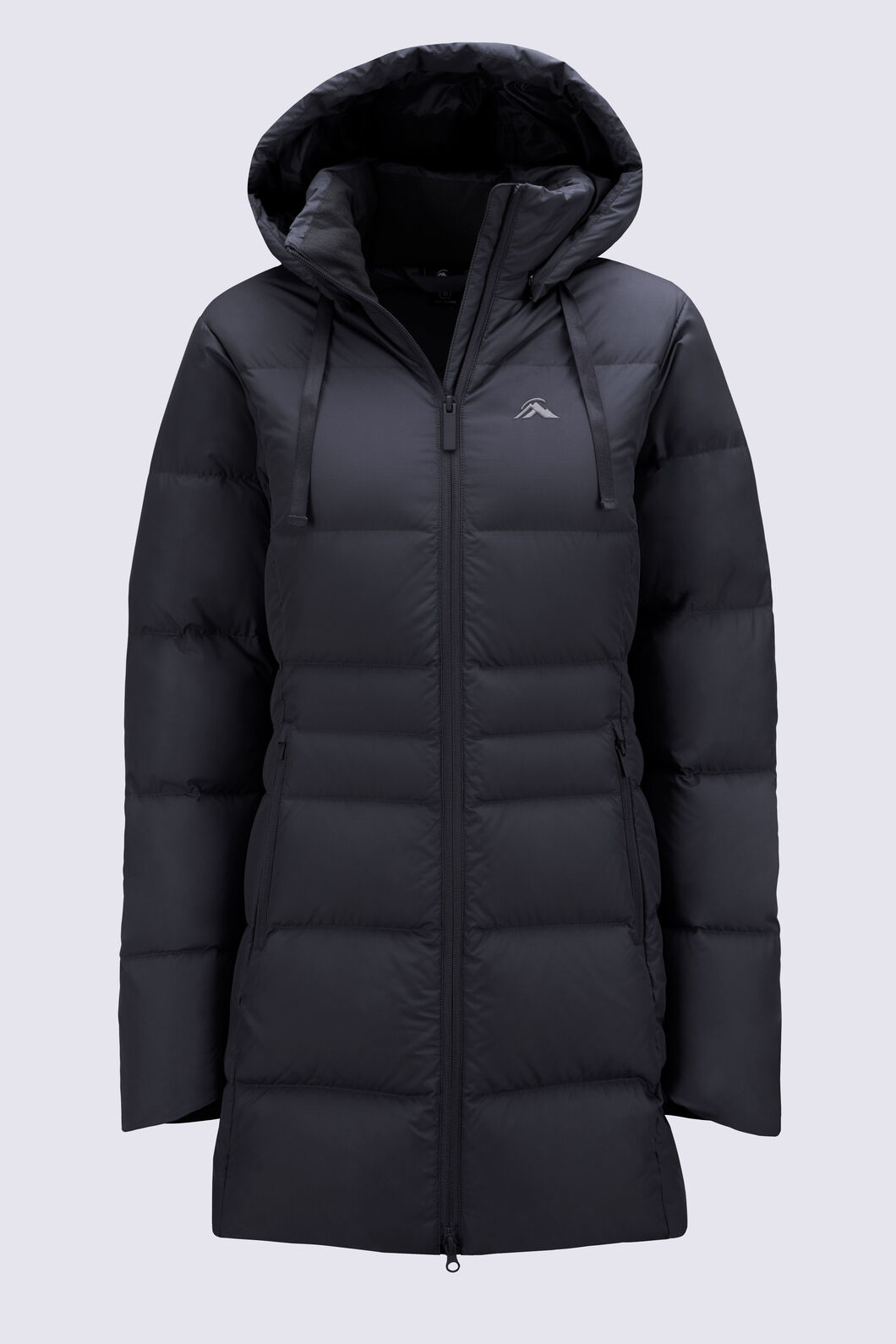 Macpac Women's Aurora Hooded Down Coat, Black, hi-res