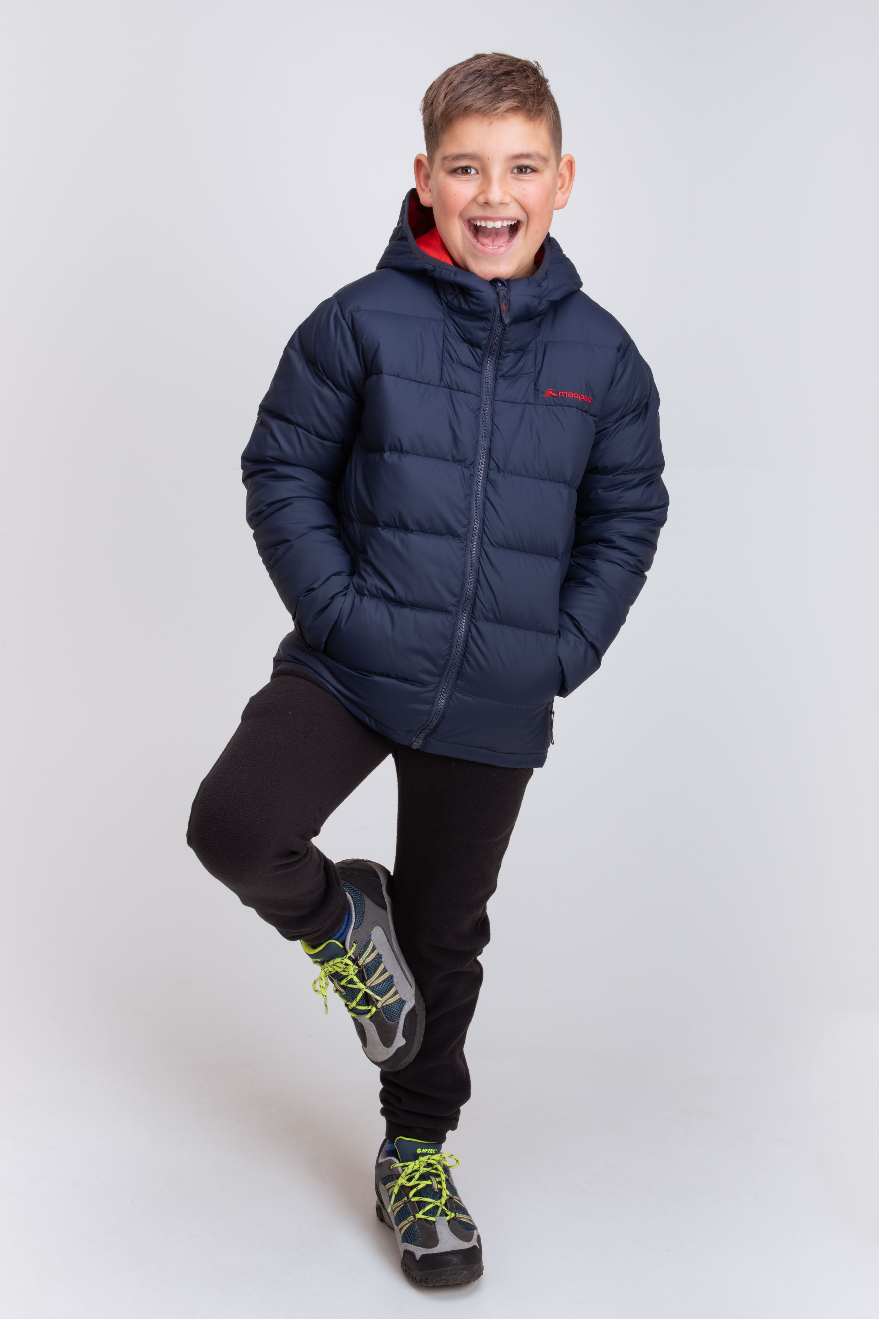 Macpac Atom Hooded Down Jacket — Kids 
