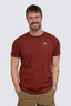 Macpac Men's Olympus Fairtrade Organic Short Sleeve T-Shirt, Fired Brick, hi-res