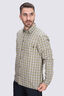 Macpac Men's Campfire Long Sleeve Shirt, Green Plaid, hi-res