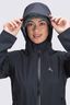 Macpac Women's Traverse Rain Jacket, Black, hi-res