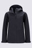 Macpac Kids' Sabre Hooded Softshell Jacket, Black, hi-res