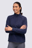 Macpac Women's Tui Fleece Pullover, Navy Iris, hi-res