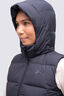 Macpac Women's Aurora Hooded Down Vest, Black, hi-res