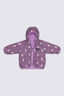 Macpac Baby Pulsar Hooded Insulated Jacket, Yeti Mountain Print, hi-res