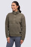 Macpac Women's Pandora High Pile Fleece Pullover, Grape Leaf, hi-res