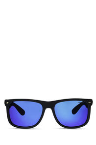 Liive Vision El Capitan Polarised Mirror Sunglasses, Matt Black, hi-res