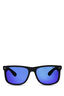 Liive Vision El Capitan Polarised Mirror Sunglasses, Matt Black, hi-res