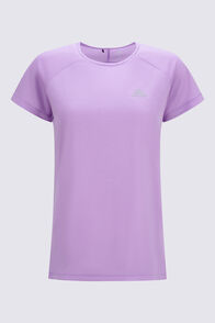 Macpac Women's Cass Short Sleeve T-Shirt, African Violet Marle, hi-res