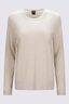 Macpac Women&rsquo;s Orton Merino Blend Long Sleeve Crew, French Oak Marle, hi-res
