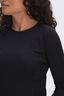 Macpac Women's Geothermal Long Sleeve Top, Black, hi-res