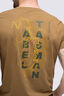 Macpac Men's Abel Tasman Topo Fairtrade Organic Short Sleeve T-Shirt, Kangaroo, hi-res