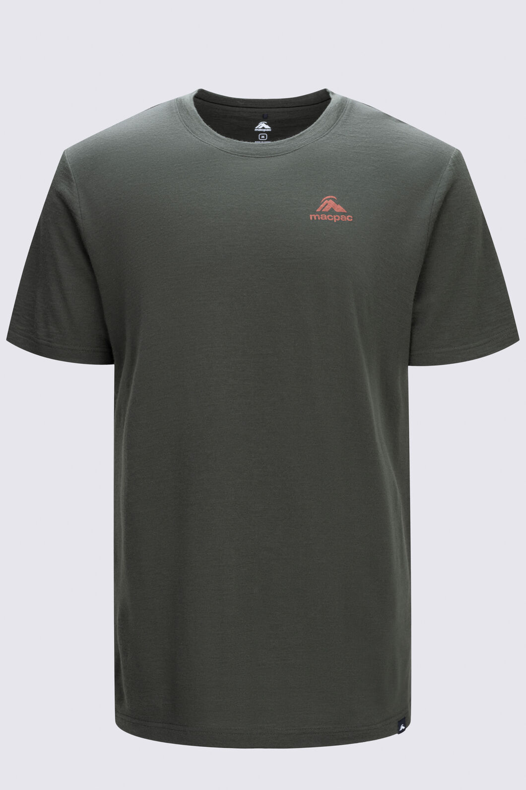 Macpac Men's 3000's 180 Merino T-Shirt, Kombu Green, hi-res