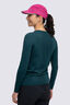 Macpac Women's Limitless Long Sleeve T-Shirt, Deep Teal, hi-res