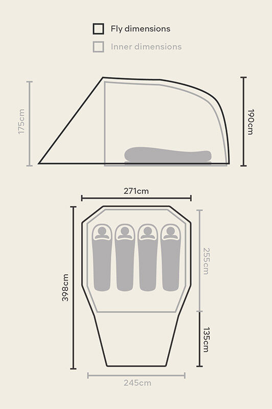Macpac Solstice 4 Person Tent Macpac