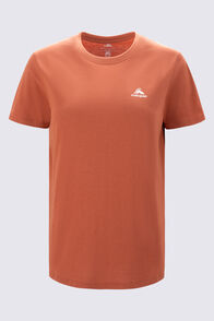 Macpac Women's Arthurs Pass NP Fairtrade Organic Cotton T-Shirt, Auburn, hi-res