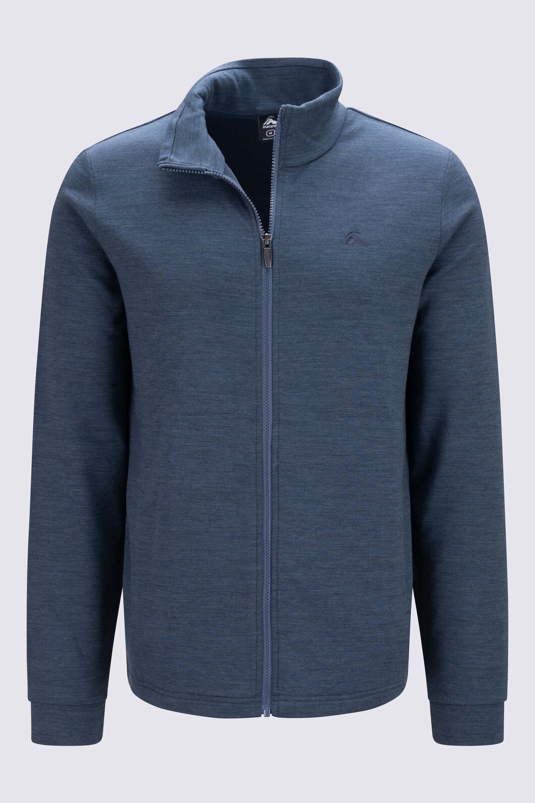 Macpac Men's Craigieburn Merino Blend Jacket, Midnight Navy Marle, hi-res