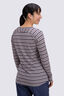 Macpac Women's Ella 180 Merino Long Sleeve T-Shirt, Sphinx Stripe, hi-res