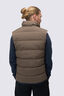 Macpac Men's Narvi Down Vest, Stone Grey, hi-res