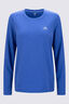 Macpac Women's brrr&deg; Long-Sleeve T-Shirt, Dazzling Blue, hi-res