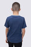 Macpac Kids' Abstract Nature Fairtrade Organic Cotton Short Sleeve T-Shirt, Oceana, hi-res