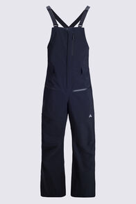 Macpac Men's Last Run Bib Pants, Black, hi-res