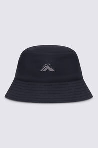Macpac Kids' Winger Reversible Bucket Hat, Black/Asphalt Print/Black, hi-res