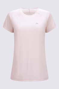 Macpac Women's Cass Short Sleeve T-Shirt, Mauve Chalk Marle, hi-res