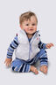Macpac Baby Down Vest, Xenon Blue Print, hi-res