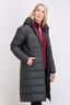 Macpac Women's Aurora Long Hooded Down Coat, Urban Chic, hi-res