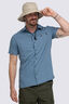 Macpac Men's Vista Short Sleeve Shirt, Captains Blue, hi-res