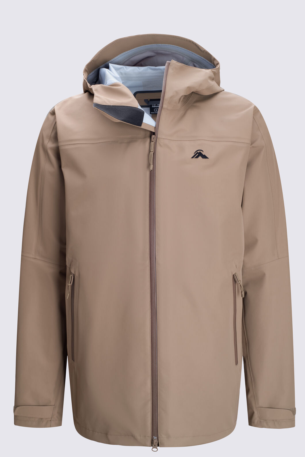Macpac Men's Grafton Raincoat, Lead Grey, hi-res