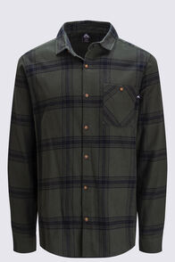 Macpac Men's Sutherland Flannel Shirt, Green Plaid, hi-res