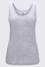 Macpac Women's 150 Merino Singlet, Light Grey Marle, hi-res