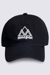 Macpac Vintage Cap, Black, hi-res