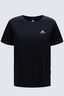 Macpac Women's Aoraki Topo Fairtrade Organic Cotton Short Sleeve T-Shirt, Black, hi-res