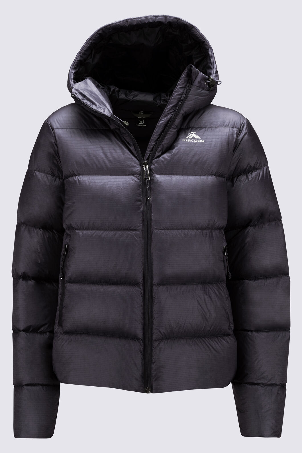 Macpac Women's Orbit Hooded Down Jacket, Black, hi-res