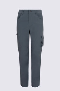 Macpac Kids' Rockover Convertible Pants, Turbulence, hi-res