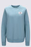 Macpac Women's Fairtrade Organic Cotton Crew, Tourmaline, hi-res