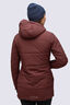 Macpac Women's Odyssey Hooded Insulated Coat, Decadent Chocolate, hi-res