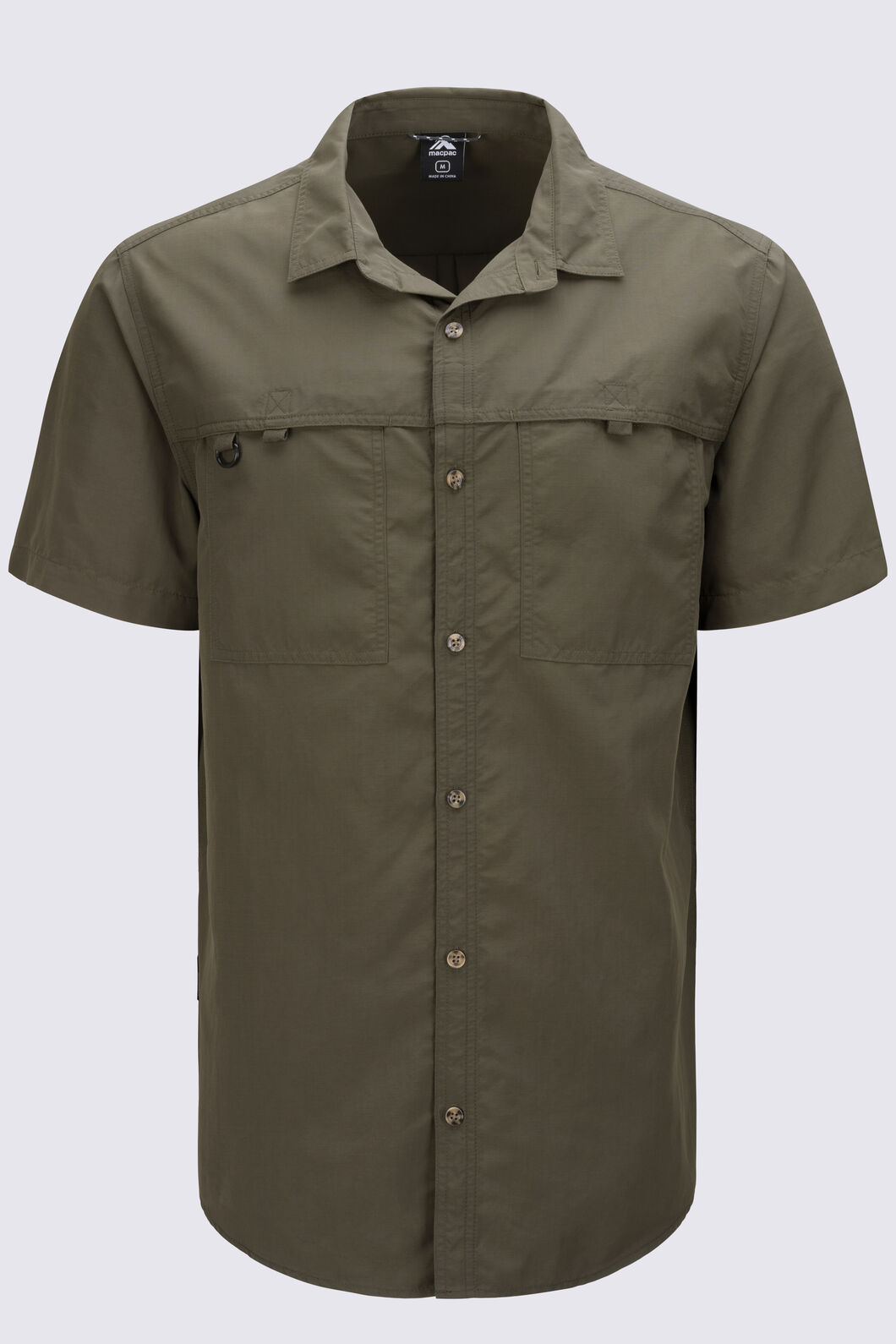 Macpac Men's Westport Short Sleeve Shirt, Forest Night, hi-res