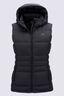 Macpac Women's Aurora Hooded Down Vest, Black, hi-res