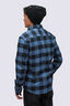 Macpac Men's Sutherland Slim Flannel Shirt, Vintage Indigo Check, hi-res