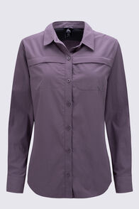 Macpac Women's brrr&deg; Long Sleeve Shirt, Moonscape, hi-res