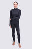 Macpac Women's Prothermal Fleece Top, Black, hi-res