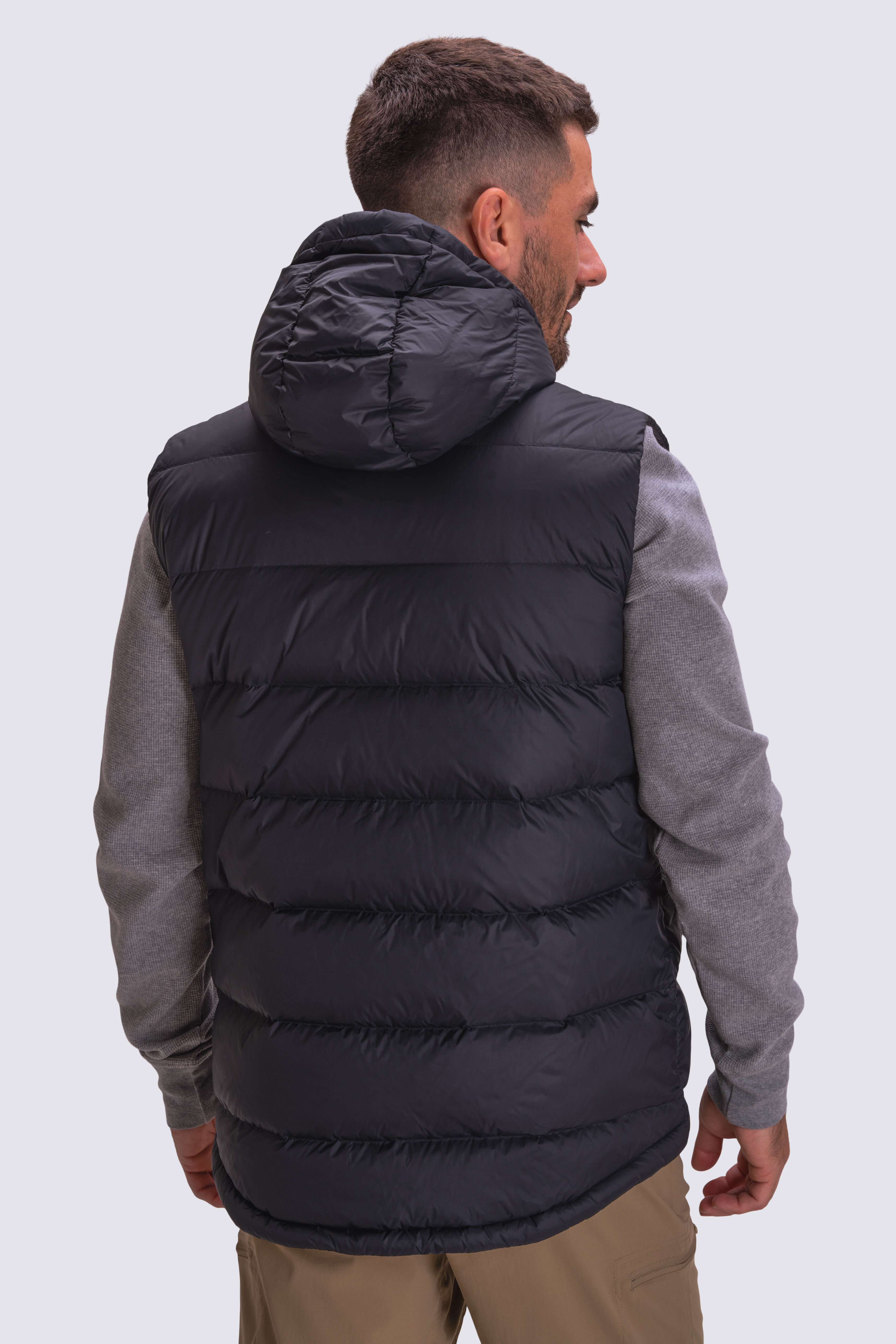 Hooded puffer vest mens new arrivals